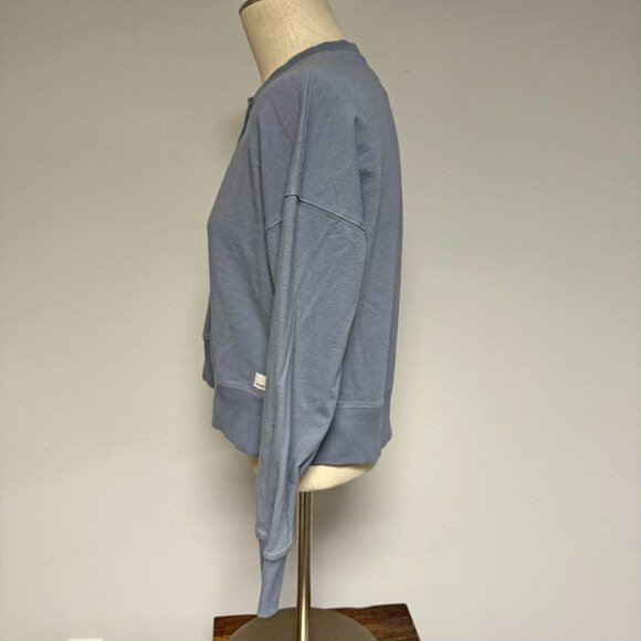 Vuori Laguna Stretch Organic Cotton Henley Sweatshirt - Picture 3 of 11